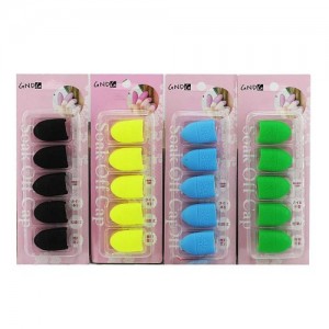 Bouts des doigts pour enlever le vernis gel 5pcs (silicone)