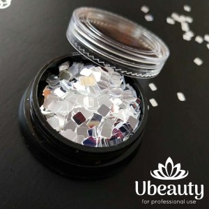  Décor pour les ongles Carrés de confettis miroir, pour la conception des ongles ?26