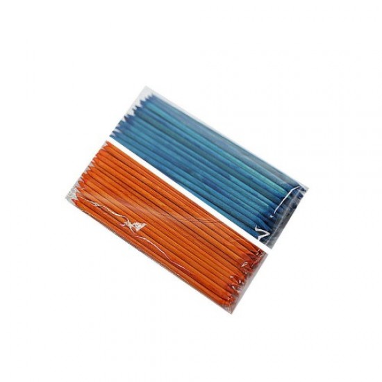 Orange colored sticks 11cm 50pcs-59204-China-Tools for manicure