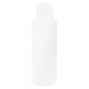  Flacon en plastique de 100 ml avec bouchon blanc