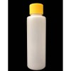 Flacon en plastique de 100 ml avec bouchon blanc-16649-Партнер-Tara