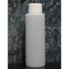 Botella de plástico de 100 ml con tapón blanco ,FFF-16649--Envase