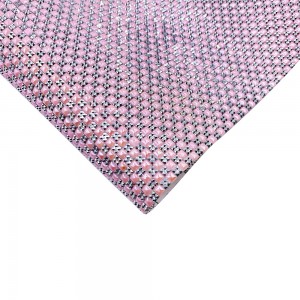  Mat for manicure on self-adhesive 40*24 cm SILVER PINK