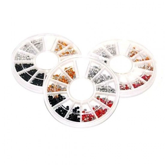 Carousel stones-rhinestones in 4 colors (black/red/gold/silver), 59833, Nails,  Health and beauty. All for beauty salons,All for a manicure ,Nails, buy with worldwide shipping