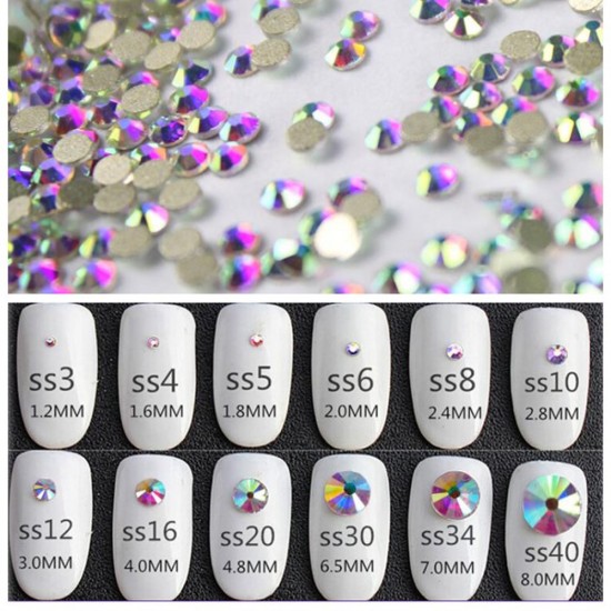 Stones SS4 CHAMELEON glass 1440 PCs, MIS060-(2580), 19036, Stones,  Health and beauty. All for beauty salons,All for a manicure ,All for nails, buy with worldwide shipping