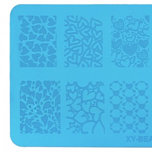 Metallic stencil for stamping 6*12 cm XY-BEAUTY 01, MAS025