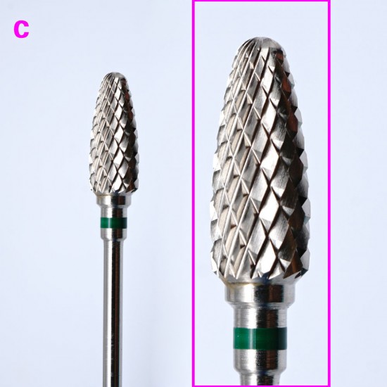 Metal milling cutter 3/32 C Flame Coarse Abrasive, MIS200, 17621, Cutter for manicure,  Health and beauty. All for beauty salons,All for a manicure ,All for nails, buy with worldwide shipping