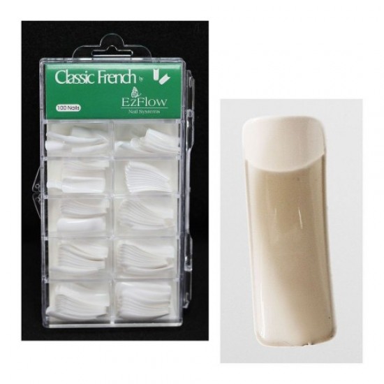 Spitzen 100 Stück IzFlow weiß (breite Kontaktfläche)-58582-China-Типсы, формы для ногтей
