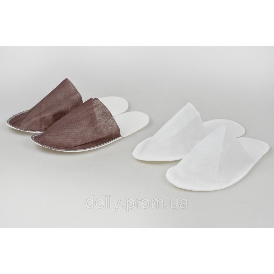 Panni Mlada ® disposable Slippers for hotels, saunas and beauty salons (25 pairs / pack), p. 40-44, 33823, TM Panni Mlada,  Health and beauty. All for beauty salons,All for a manicure ,Supplies, buy with worldwide shipping