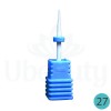 Snijder Keramiek nr. 27 vorm Naald met blauwe inkeping-2882-Китай-Tips voor manicure