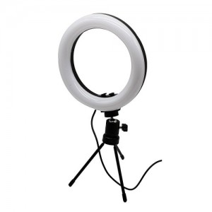 Mini ringlamp LM-08 op statief 820-2