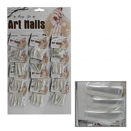 Tips on a sheet of 12 PCs transparent, 58596, Nails,  Health and beauty. All for beauty salons,All for a manicure ,Nails, buy with worldwide shipping