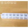 A container for the paste Week. 7 cells Length 15 cm Color White, NAT027, 16670, Tara,  Haberdashery,Tara ,  buy with worldwide shipping