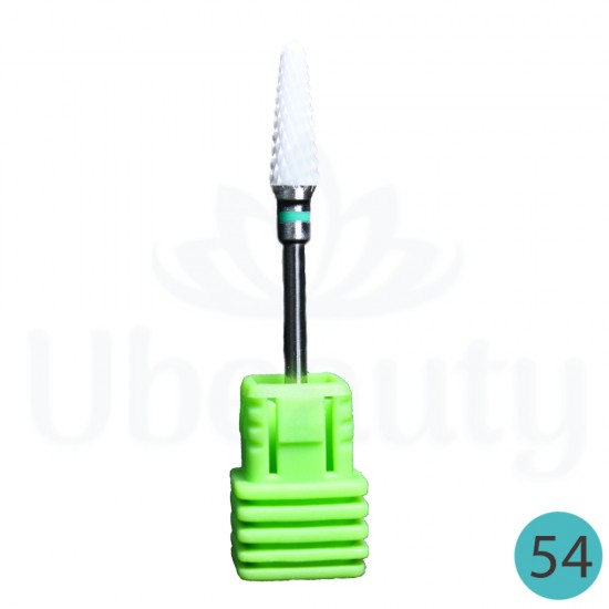 Snijder Keramiek Nr. 54 Kogelvorm met groene inkeping-2890-Китай-Tips voor manicure