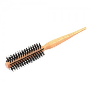 Round comb (wooden handle/bristle)