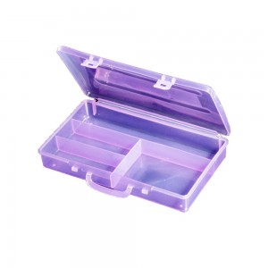 Box with additional cells for storing small parts 22*13 cm. 4 sections ,KOD-R563