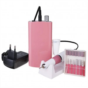 The device for manicure and pedicure on a PINK battery US 801, 30 thousand revolutions, 18 w