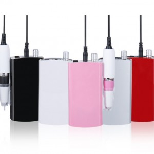 The device for manicure and pedicure on a battery BLACK US 801, 30 thousand revolutions, 18 w