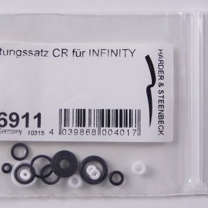  A set of seals for INFINITY Harder & Steenbeck airbrushes