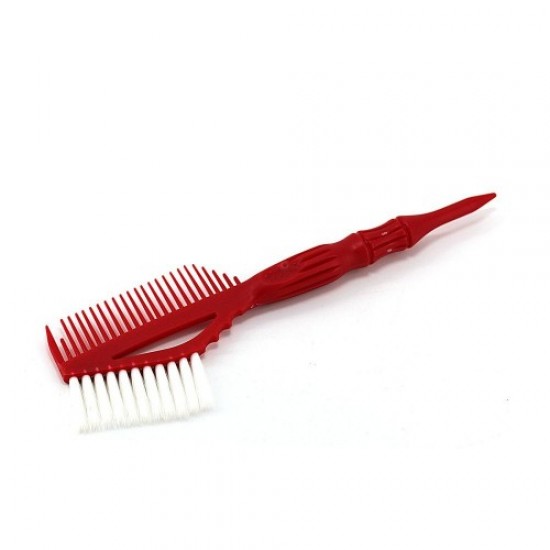 Paint brush with comb B007 (red handle), 58001, Hairdressers,  Health and beauty. All for beauty salons,All for hairdressers ,Hairdressers, buy with worldwide shipping