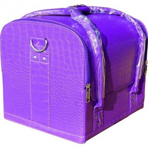 Master suitcase leatherette 2700-1 purple lacquered