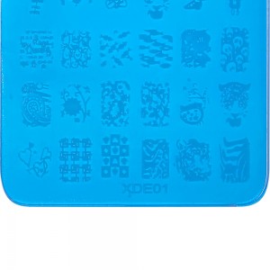  Estêncil para estampagem de plástico 9,5*14,5 cm XDE01 ,MAS035