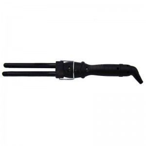 Curling iron for curling hair and styling hair of various lengths BEST PNV-04 round double, for elastic curls and luxurious waves