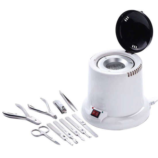 Sterilisator rund mit Quarzkugeln, weiß, Kugeln inklusive, für Kosmetik, Zahnmedizin, Friseursalons-18005-Китай-elektrische Ausrüstung