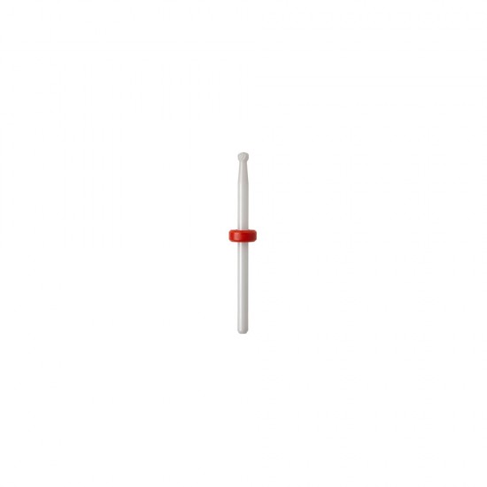 Keramische stiftfrees op rode basis F 3,32 SMALL BALL (F)-17607-Китай-Tips voor manicure