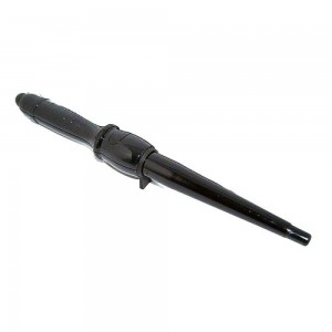 Universal V&G hair curler conical, for all hair types, perfect styling, stylish black design, safety cap