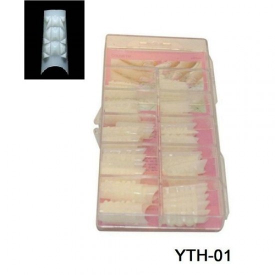Tips 100st kristal mat-58590-China-Типсы, формы для ногтей