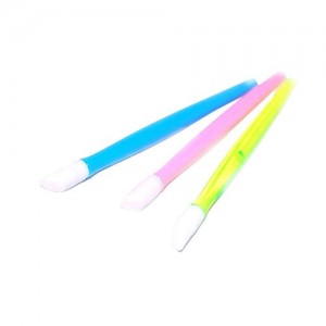  Colored plastic cuticle sticks