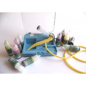 Kinderset zum Airbrushen ST-10A mit Farben