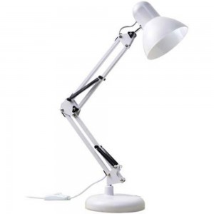  Lampa stołowa na stojaku Desk Lamp White