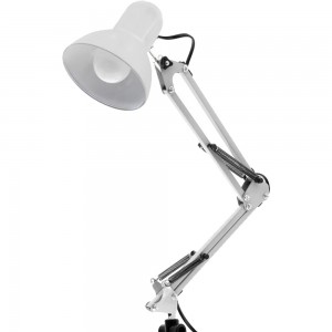 Lámpara de mesa con pie Lámpara de escritorio Blanco