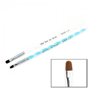  Gel brush twisted handle semicircular bristle №8