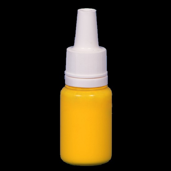 JVR Revolution Kolor, amarillo intenso opaco #125, 10ml-tagore_696125/10-TAGORE-Aerógrafo para uñas Nail Art