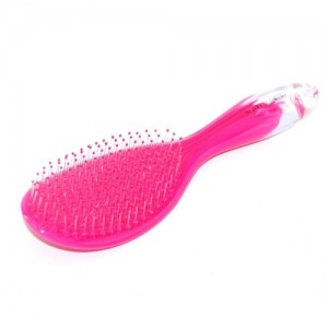  Peigne 1499 plastique rose (manche transparent)