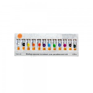  Ensemble de peintures gel 14 couleurs, 5 ml chacune 0-NKG-02/9