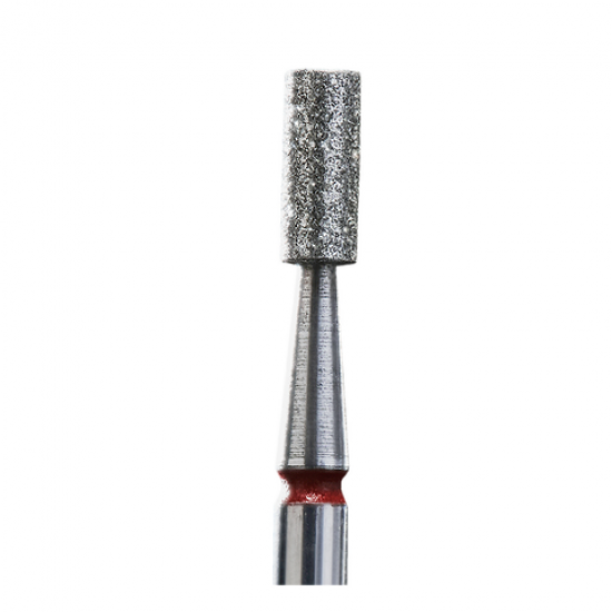 Diamond cutter Cylinder red EXPERT FA20R025/6K-33184-Сталекс-Tips for manicure