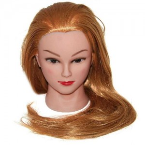  Modeling head 4-518-27# artificial thermo blonde