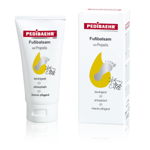 Bálsamo com própolis 75 ml. Pedibaehr. Para a saúde das pernas.