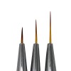 A set of brushes for painting 3 PCs set (marble handle), 59006, Nails,  Health and beauty. All for beauty salons,All for a manicure ,Nails, buy with worldwide shipping