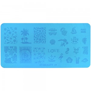  Metal stencil for stamping 6*12 cm XY-BEAUTY 21 ,MAS025