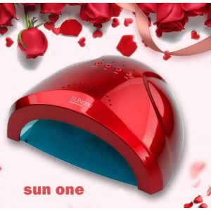 Lâmpada para secar unhas SunOne LED UV vermelho, 48W/24W