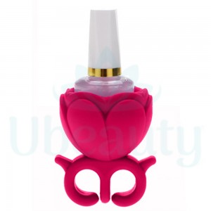 Nail polish holder, raspberry