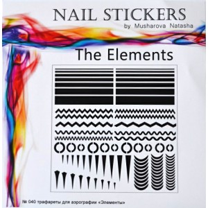  Stencils for nails Elements