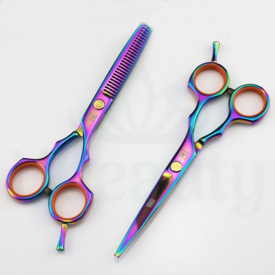 Zestaw profesjonalnych nożyczek fryzjerskich KASHO 5,5 (Japonia)-1808-Ubeauty-Piękno i zdrowie. Wszystko dla salonów kosmetycznych