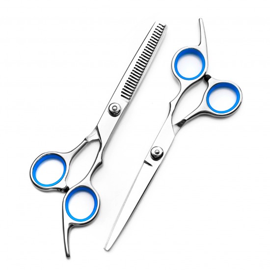 A set of hairdressing straight and thinning scissors 6.0 inches in a case, 1808, All for hairdressers,  Health and beauty. All for beauty salons,All for hairdressers ,  buy with worldwide shipping