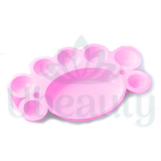 Paleta para misturar tintas, esmaltes em gel, rosa-2911-Ubeauty Decor-Design e decoração de unhas